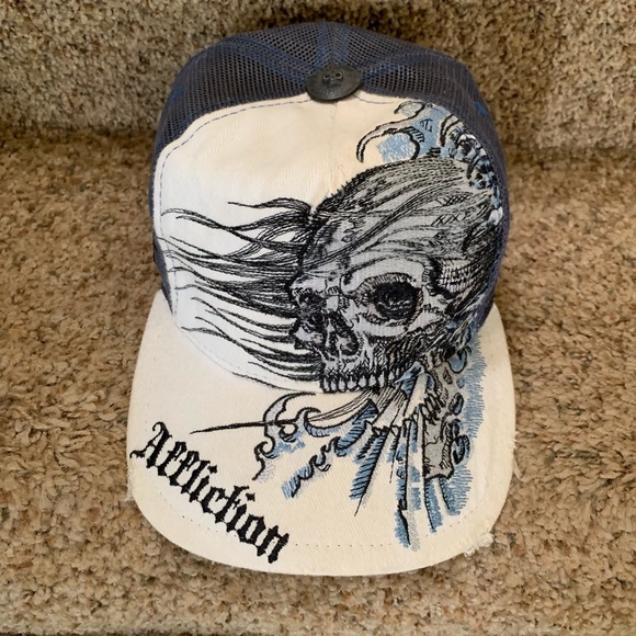 Affliction Other - Affliction Skull Trucker Hat